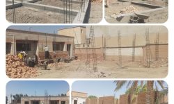 عملیات احداث ۸۲ چشمه سرویس بهداشتی و حمام در راستای پروژه های اربعین در شهر مهران در حال اجرا است