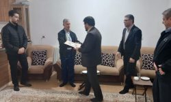 دیدار بازرس کل قضایی استان ایلام با خانواده شهداء