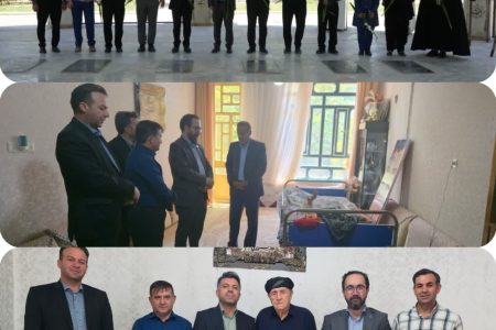 تجدید میثاق مدیرعامل و جمعی از کارکنان شرکت گاز ایلام با آرمان‌های شهدا در هفته دولت